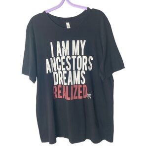 CANVAS black ancestors graphic tee // L